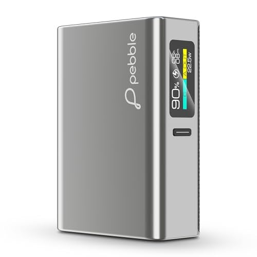 Pebble Rapid Qube 10000mAh Power Bank | 22.5W Fast Charging | Compact & Sleek Design | Digital Display | Dual Output | 10-Way Circuit Protection - Image 1
