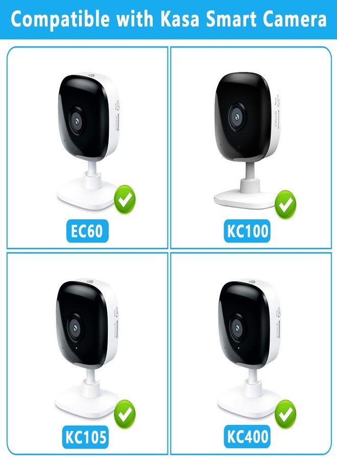 حامل جداري لكاميرا كاسا سامارت (EC60)، أبيض، قطعتان - Image 2