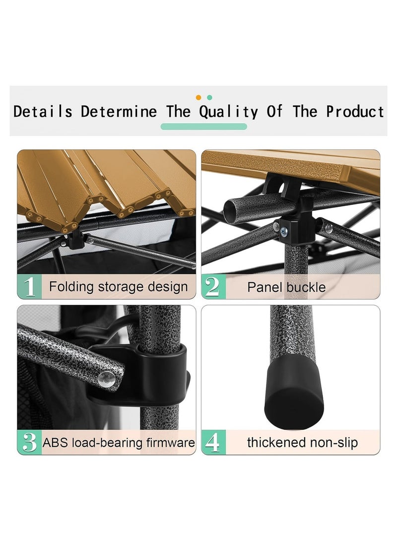 WALALLA Folding Camping Table,Foldable Table for Tailgating or Camp Site with Carry Bag, Lightweight and Portable for Beach, Picnic, Tailgate & Outdoor Use - Image 2