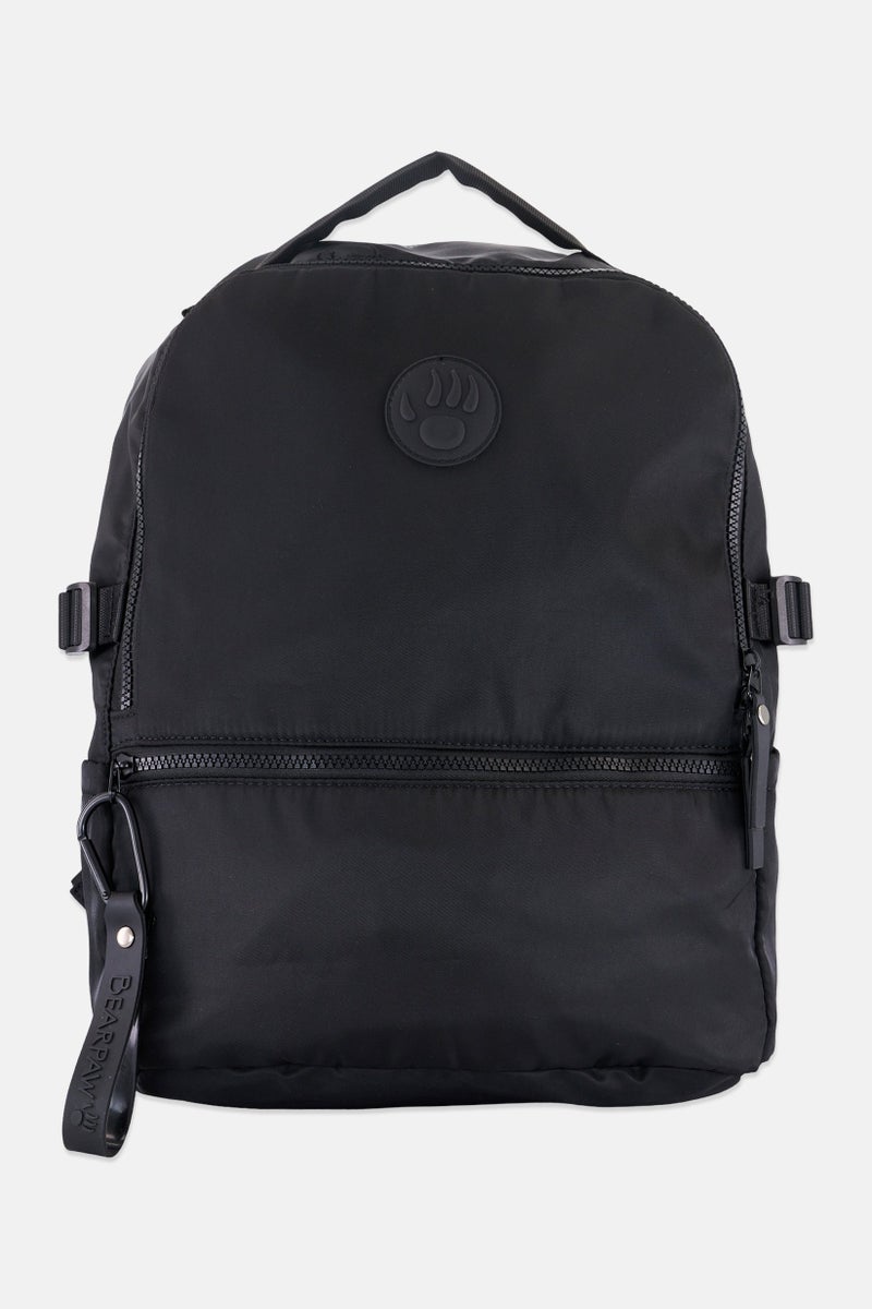 Bearpaw Women Brand Logo Backpack 40 h x 30 L x 17 W cm, Black  - Image 1