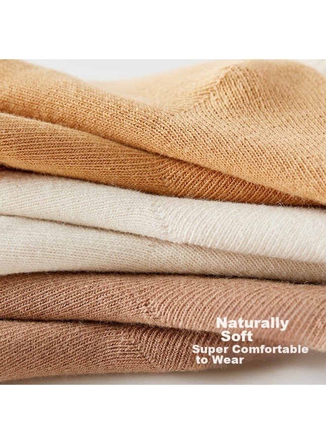 Beptides Beipesi Baby Socks, Spring And Summer Style, Seamless Mid-calf Socks, Breathable Pure Cotton Socks For Boys And Girls, Suitable For Children Aged 5-9 - Image 4