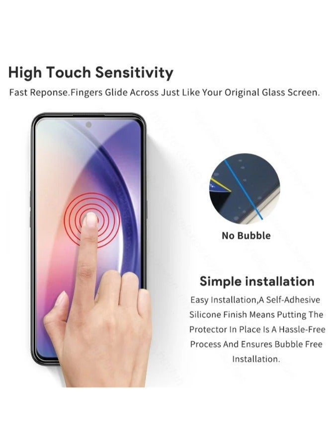 شاشة حماية لموبايل سامسونج جالكسي A12 قزاز (Samsung Galaxy A12) طبقة من الزجاج المقوى بدون حواف سوداء, حماية كاملة لشاشة هاتفك ضد الكسر و التوهج من S-TOP - Image 5