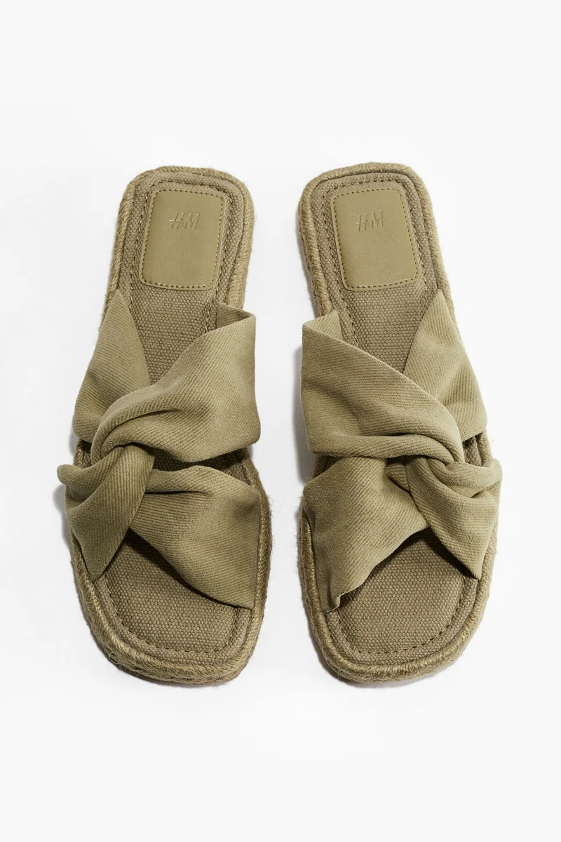 H&M Twist-detail espadrille sandals