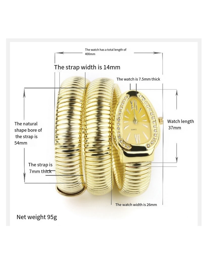 BIFANXI BIFANXI Snake Watch Women's Fashion Bracelet Watch  - Image 3