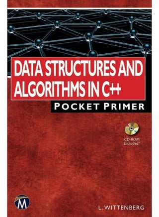 Mercury Learning & Information Data Structures and Algorithms in C++: Pocket Primer - pzsku/Z4440B65B390F912C847BZ/45/_/1737493994/3914cafc-2ad2-416f-981f-221735701610