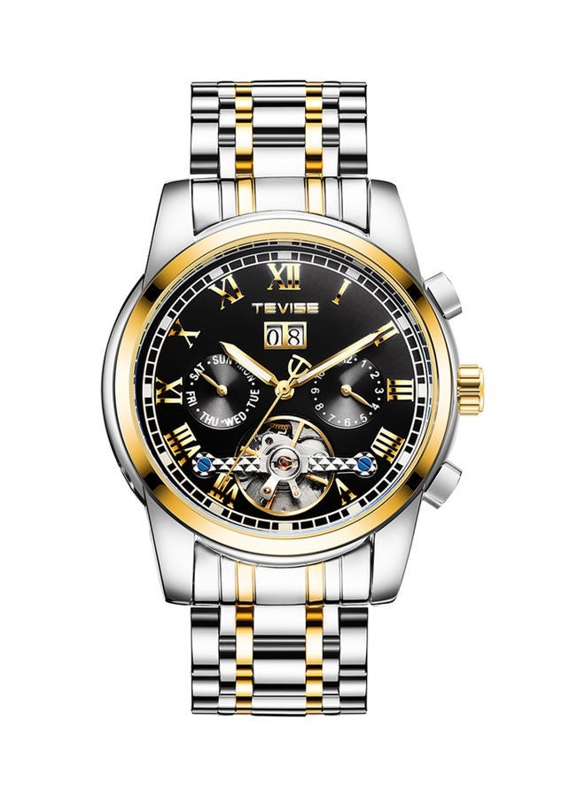 NIBEMINENT Men's Stainless Steel Mechanical Watch - 36 mm - Image 1