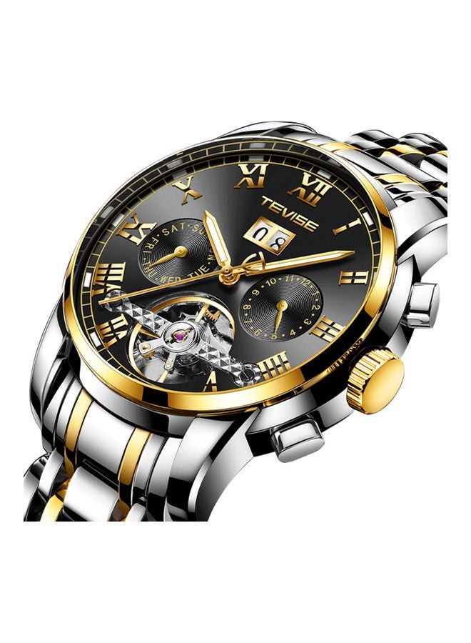 NIBEMINENT Men's Stainless Steel Mechanical Watch - 36 mm - Image 2