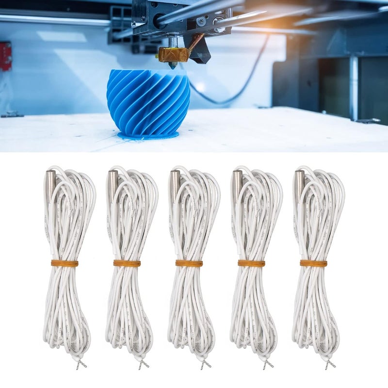 High Temperature 24V 60W Heater Cartridge 1M Stainless Steel Heating Tube 5PCS Set for Ender 3 CR10 MK8 Volcano - Image 5