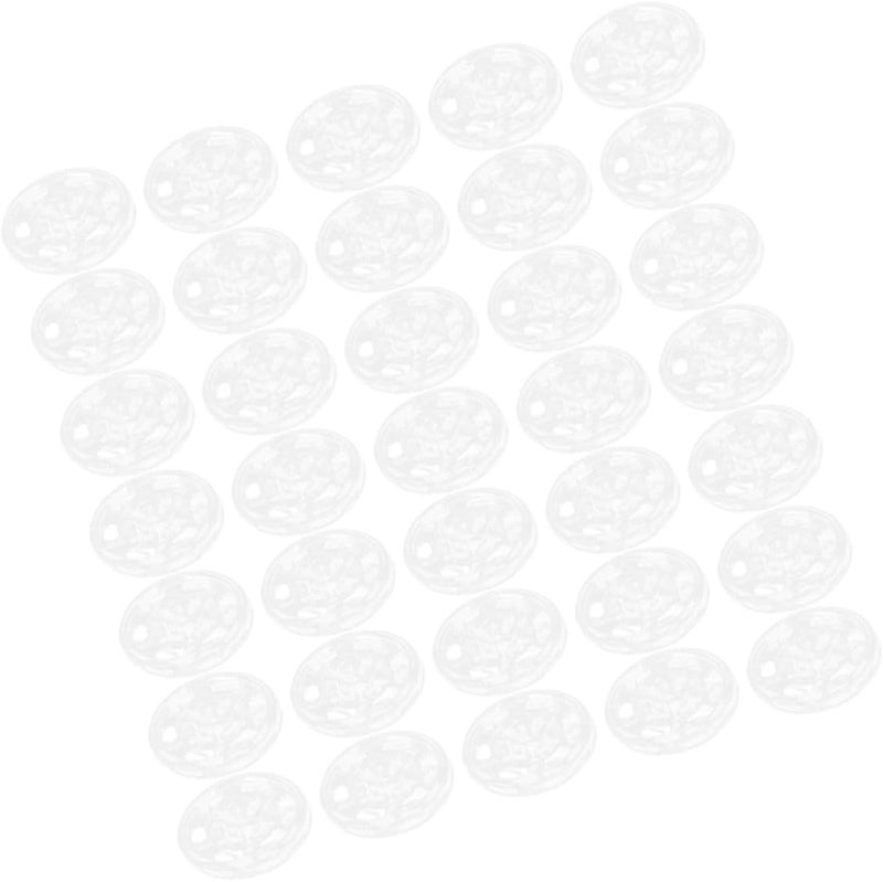 DIYEAH 80 Sets Plastic Snap Fastener Buttons Round Invisible Sew-on Studs for Shirts Clothing DIY Craft Sewing Accessories - Image 1