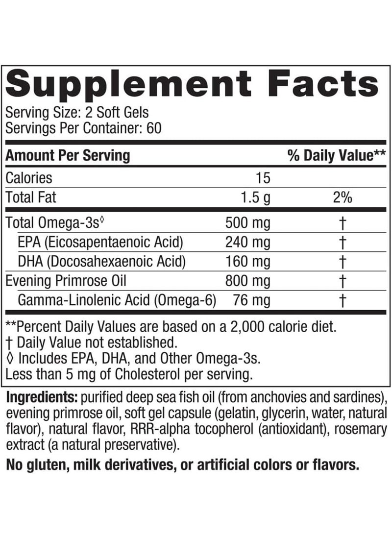 NORDIC NATURALS Omega Woman Lemon 120 Ct 500 Mg  - Image 2