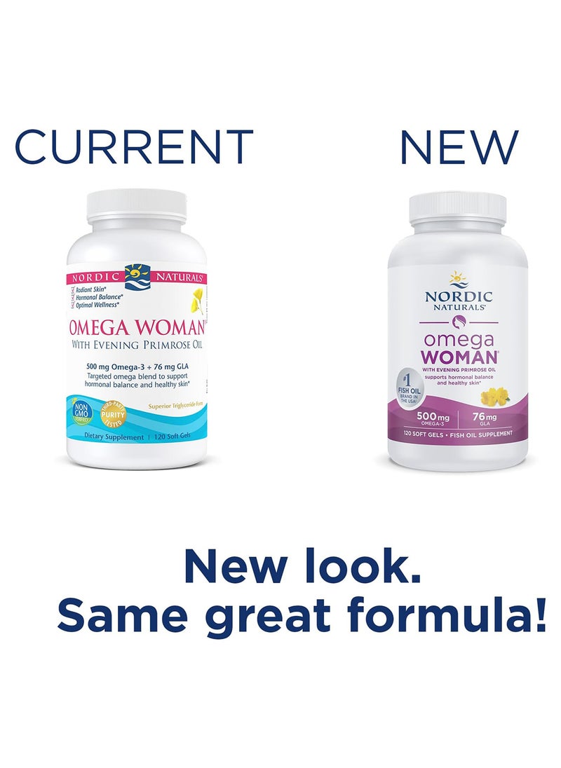 NORDIC NATURALS Omega Woman Lemon 120 Ct 500 Mg  - Image 5