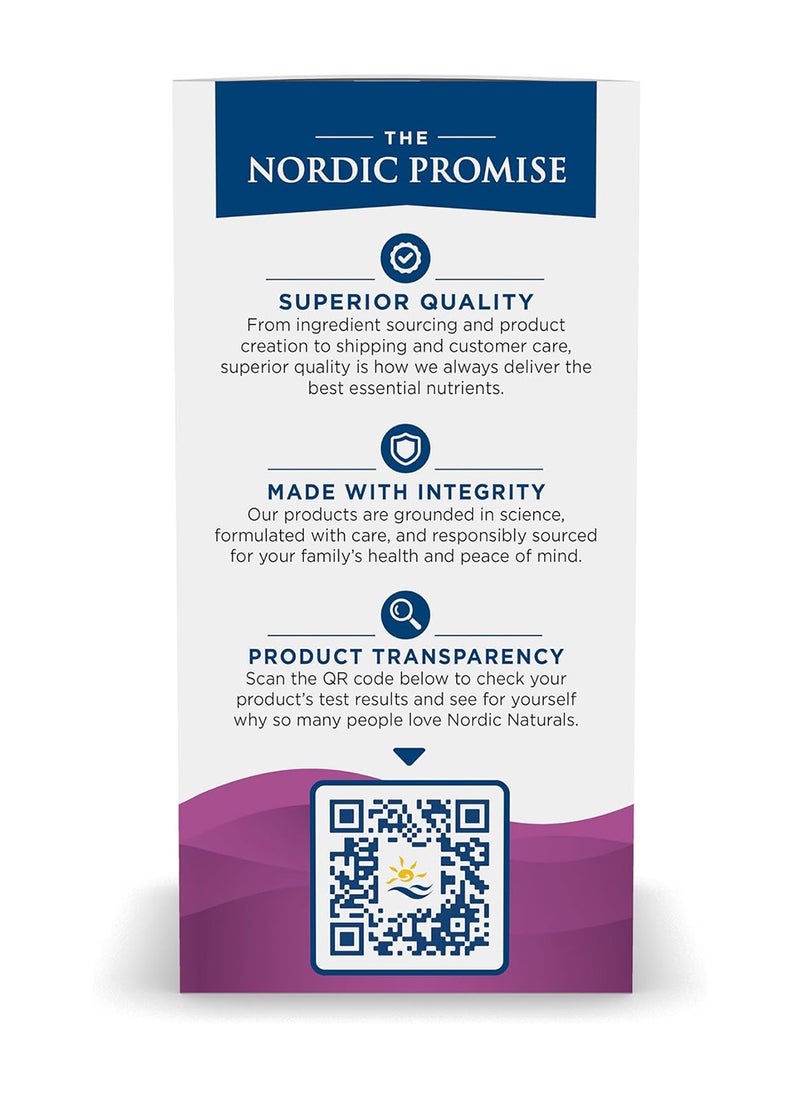 NORDIC NATURALS Omega Woman Lemon 120 Ct 500 Mg  - Image 4