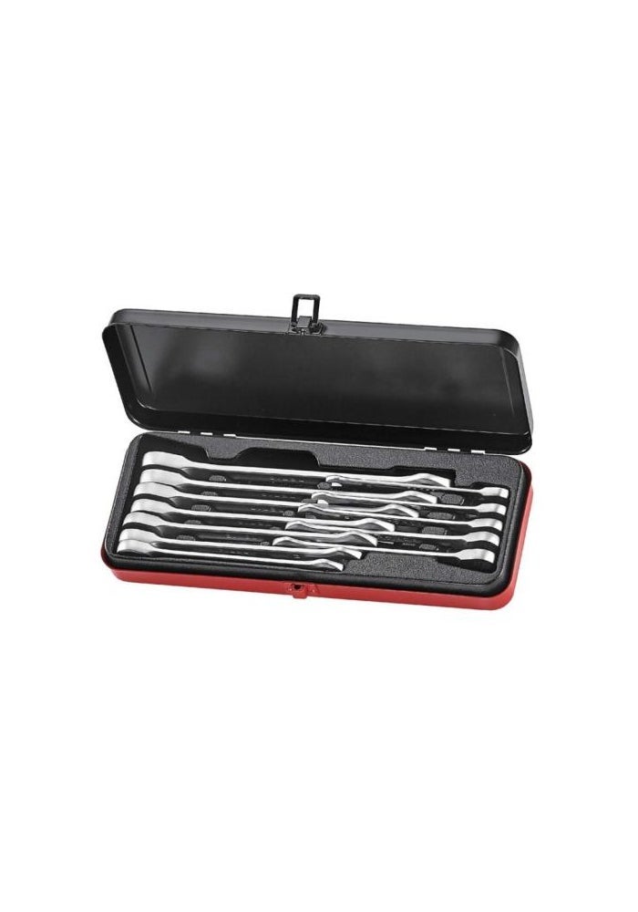 FORCE 51210M 12-Piece Flat Ratchet Wrench Set Professional Hand Tools
