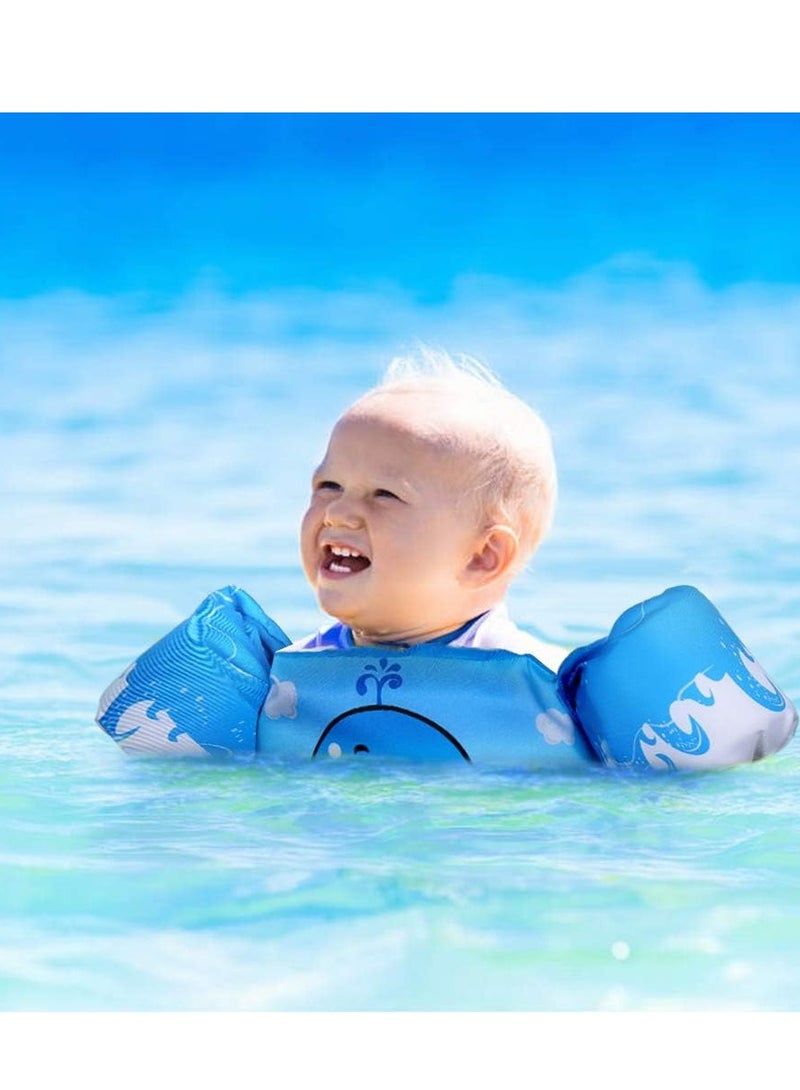 Tanyaz Kids Swim Vest with Arm Bands, Toddler Swimming Float Vest, Adjustable Training Jacket for Ages 2-6, 22-58 lbs, Ideal for Pool, Beach, and Swim Lessons - Image 2