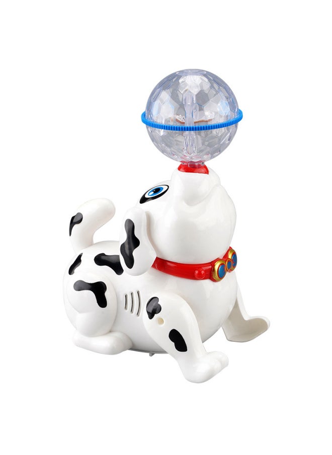 Shake The Same Electric Stunt Spin Top Ball Dancing Sea Lion Dolphin Toy Night Market Stall Explosion Generation-Color:Spotted Dog-Specifications:Only Toys Are Sent (you Need To Bring Your Own Batteries)  - Image 1