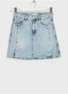 Kids Denim Midi Skirt