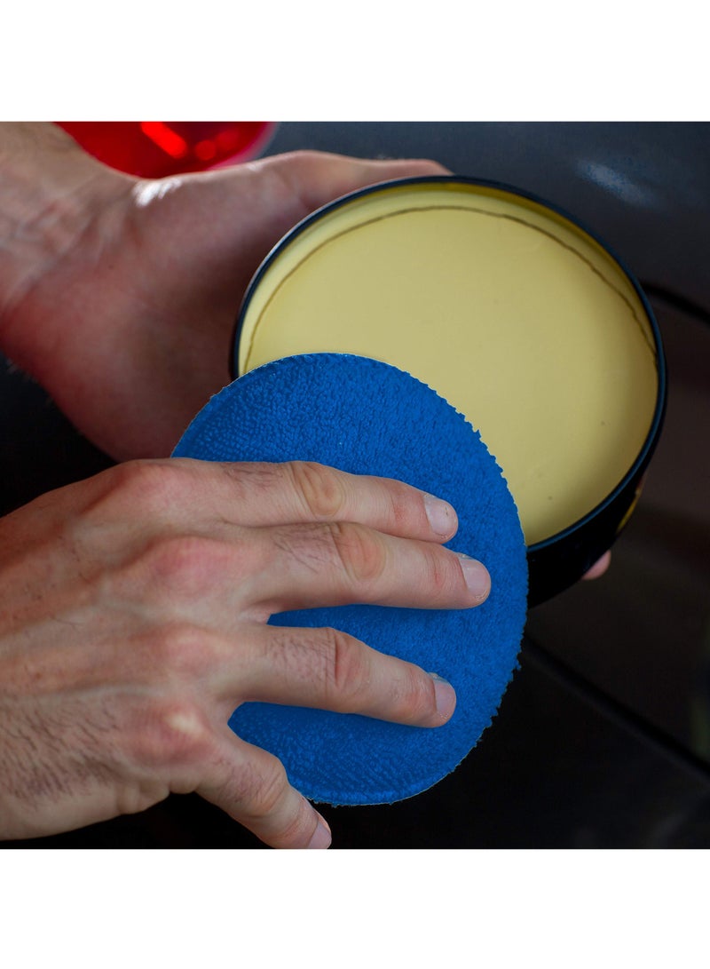 Excefore Microfiber Car Detailing Applicator Pads, Car Wax Applicator, 5 Inch Diameter, 12 Pack, Royal Blue - Image 3