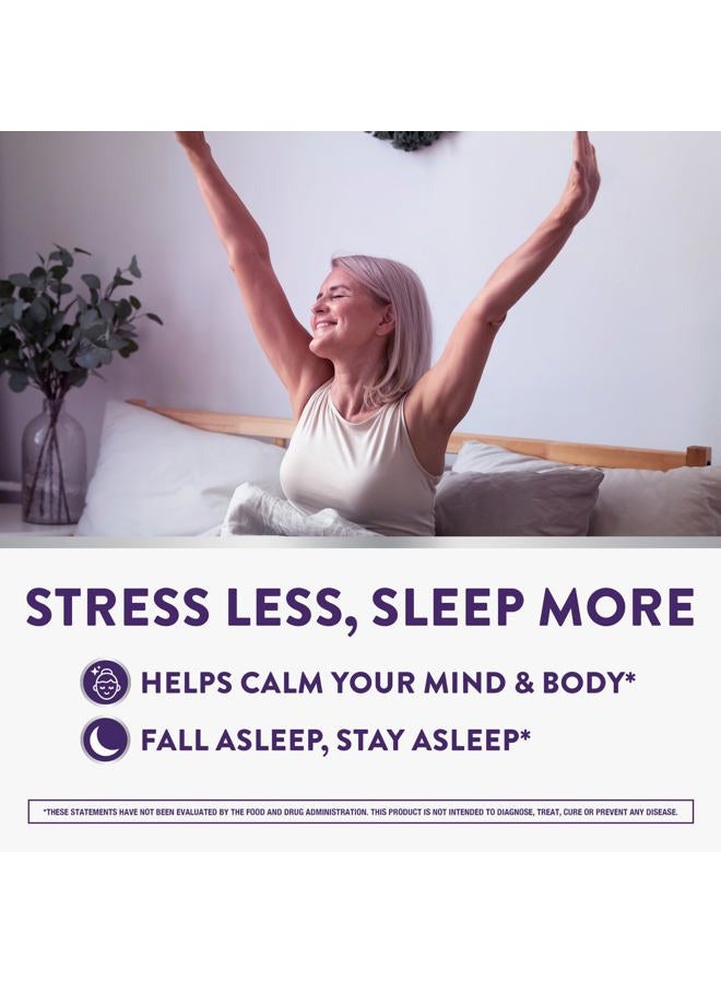 Vicks PURE Zzzs De-Stress Melatonin Sleep Aid Gummies, Helps Calm Your Mind and Body, Ashwagandha for Stress Support, Sleep Aids for Adults, 1 mg per gummy, 42 Count - Image 4