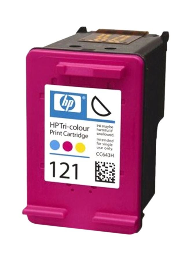 HP 121 Tri-Color Original Ink Cartridge CC643HE Cyan/Yellow/Magenta - Image 1