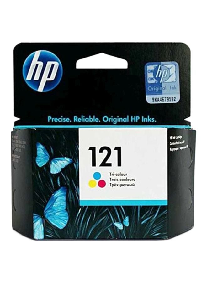 HP 121 Tri-Color Original Ink Cartridge CC643HE Cyan/Yellow/Magenta - Image 2