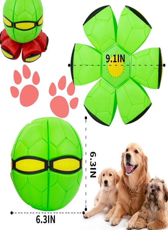 OOXYG Magic Bouncing Ball, Magic Meta - Balls for Dog, Children Bouncing Ball, Flying Saucer Bouncy Balls, Parent-Child Interaction, Dual Form Freely Switchable, Doggy Disc with 3 Light - Image 3