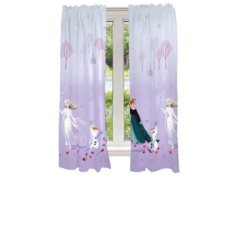 Franco Disney Frozen 2 Kids Room Window Curtain Panels Drapes Set 82 in x 63 in Official Disney Product By Franco
