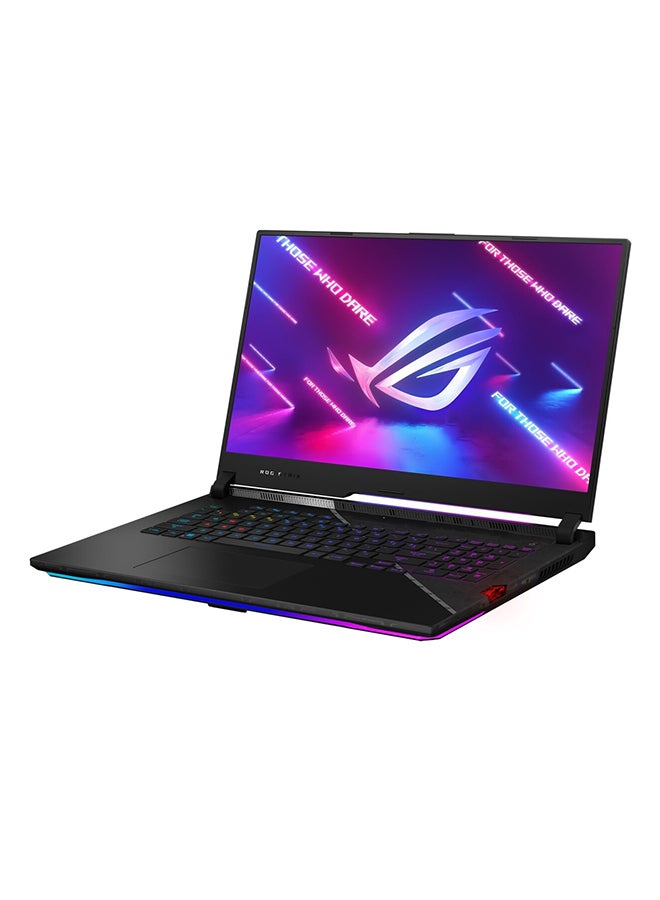 أسوس لابتوب ROG Strix Scar 17 بشاشة FHD مقاس 17.3 بوصة، معالج Core i9، ذاكرة وصول عشوائي 64 جيجابايت، قرص صلب SSD بسعة 1 تيرابايت، نظام التشغيل Windows 11 Home، بطاقة رسومات NVIDIA GeForce RTX 3080 بسعة 16 جيجابايت، يدعم اللغتين الإنجليزية والعربية، اللون أسود الإنجليزية/العربية أسود - Image 3