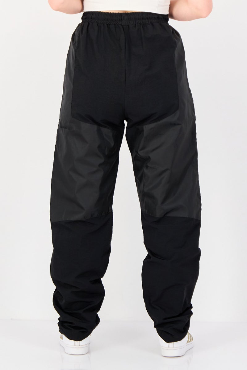 Ellesse Women Sportswear Fit Brand Logo Outdoor Sweatpants, Black - Image 3