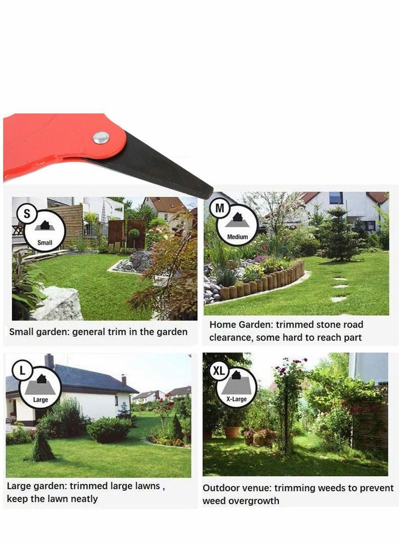 واي آند دي Steel Trimmer Head Cutter 6 Grass Razors Upgraded Universal Weed Eater Blades Metal 65Mn Professional Razor for Brush Cutters - Image 4