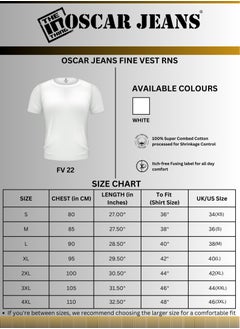 OSCAR JEANS Premium Organic 100% Cotton Super Combed Mens Vest Undershirt Inner Half Sleeve White Soft Breathable Light Finest Yarn Pack of 3  - Image 3