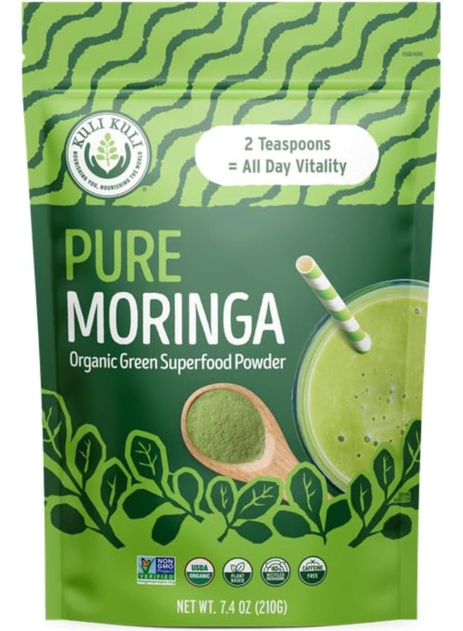 Kuli Kuli Moringa Vegetable Powder - 7.4Oz - Image 1