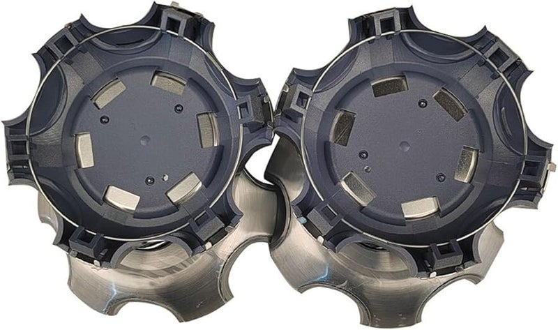 غطاء مركز العجلة الرمادي 4 قطع لتويوتا لاند كروزر برادو FJ120 2000 2003 2009 - Image 1