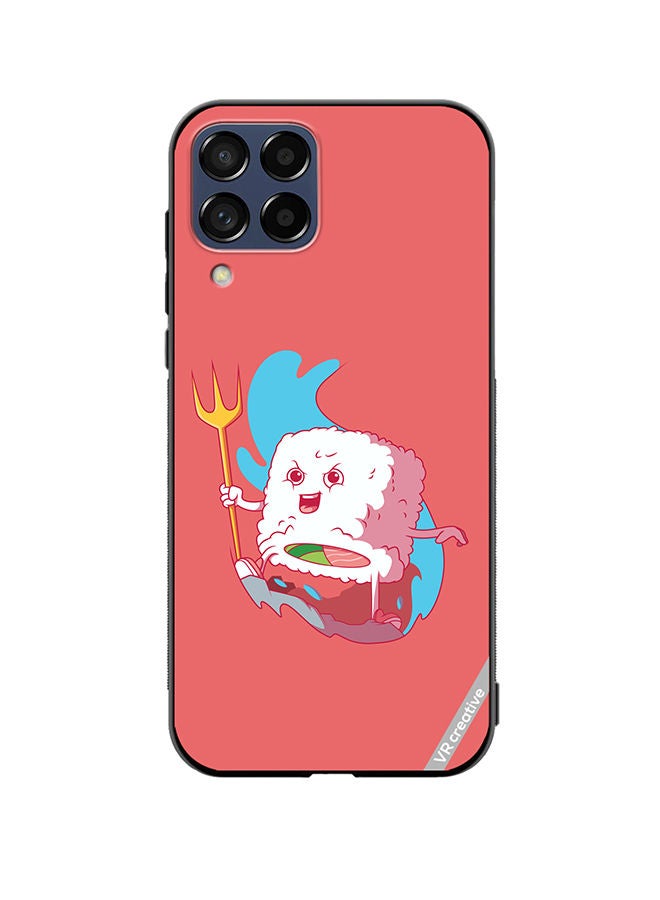 VR CREATIVE Protective Case Cover For Samsung Galaxy M53 King Sushi Design Multicolour - Image 1
