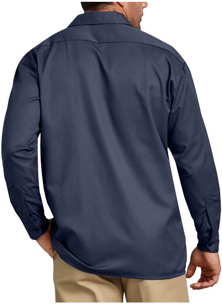 Dickies Dickies mens Longsleeve work utility button down shirts Navy XXLarge US  - Image 2