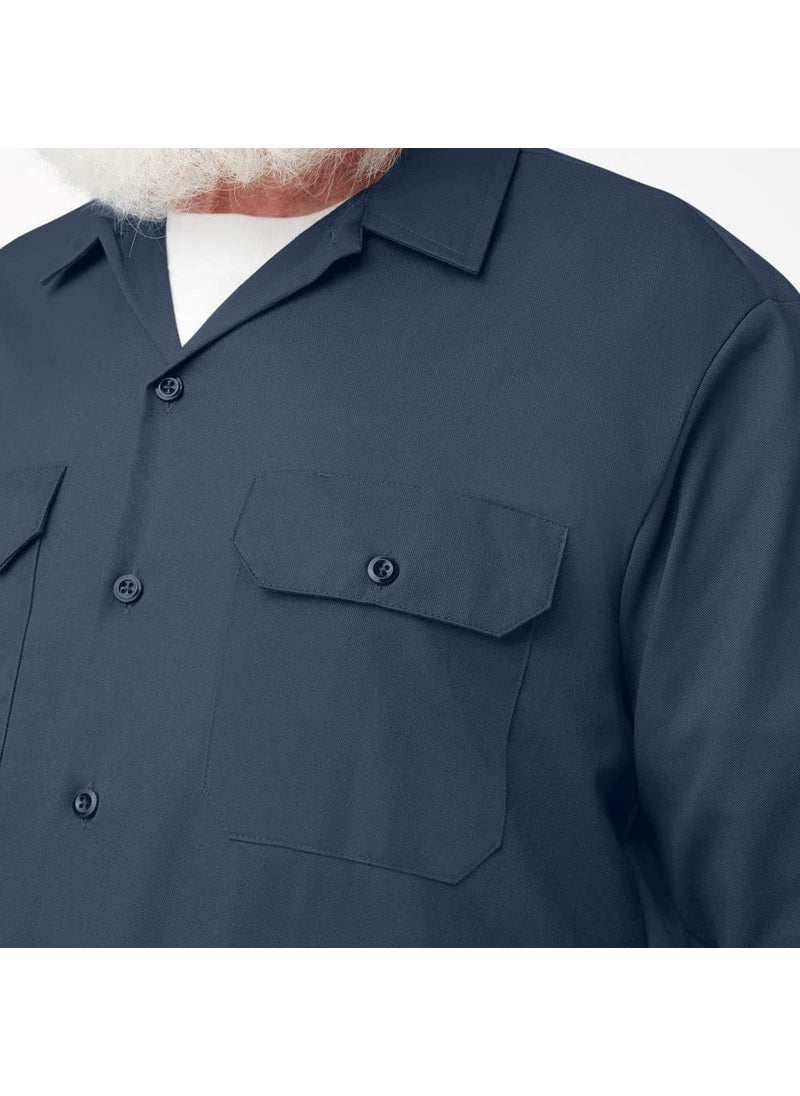 Dickies Dickies mens Longsleeve work utility button down shirts Navy XXLarge US  - Image 3
