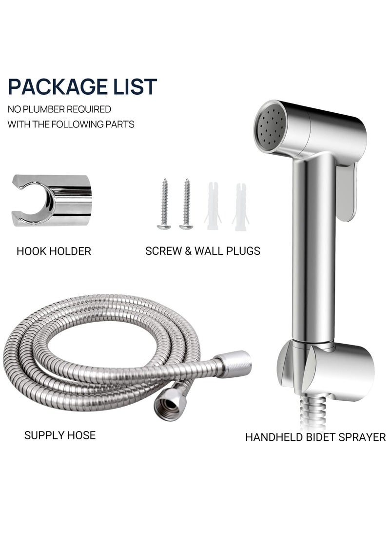 Bidet Shattaf Set, Copper Alloy Bidet Sprayer for Toilet with 47 inch Bidet Hose and Holder for Muslim Shower and Personal Hygiene - pzsku/Z4441EA6EBB1255193325Z/45/_/1729152016/00dc48dc-121e-420c-a61a-b9f96423b084