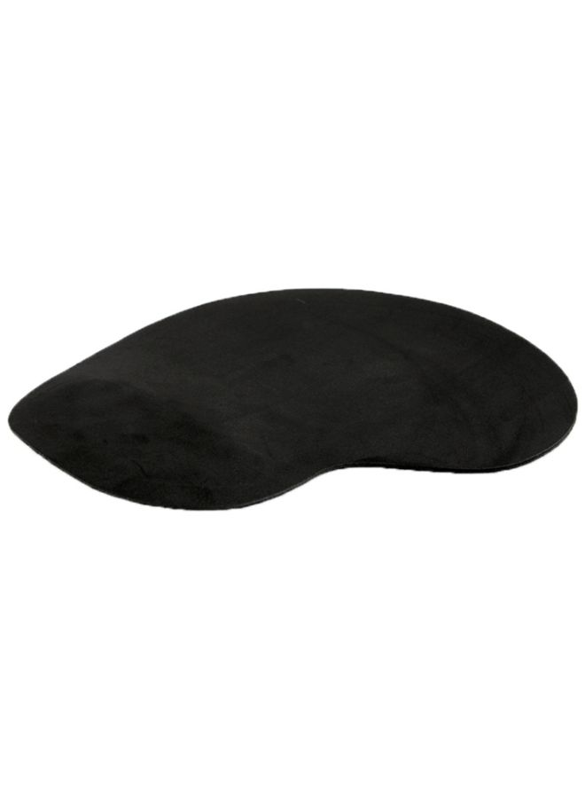 BURAQ Ultra Slim Rubber Bottom & Cloth Sponge Wrist Supporter Mouse Pad(Black)  - Image 3