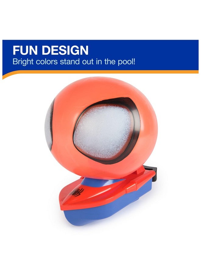 SwimWays قارب الهواء سبايدر مان من سويمايز، ملحقات حمام السباحة وألعاب حمام السباحة للأطفال، مستلزمات حفلة سبايدر مان وألعاب استحمام للأطفال من عمر 4 سنوات وما فوق - Image 4