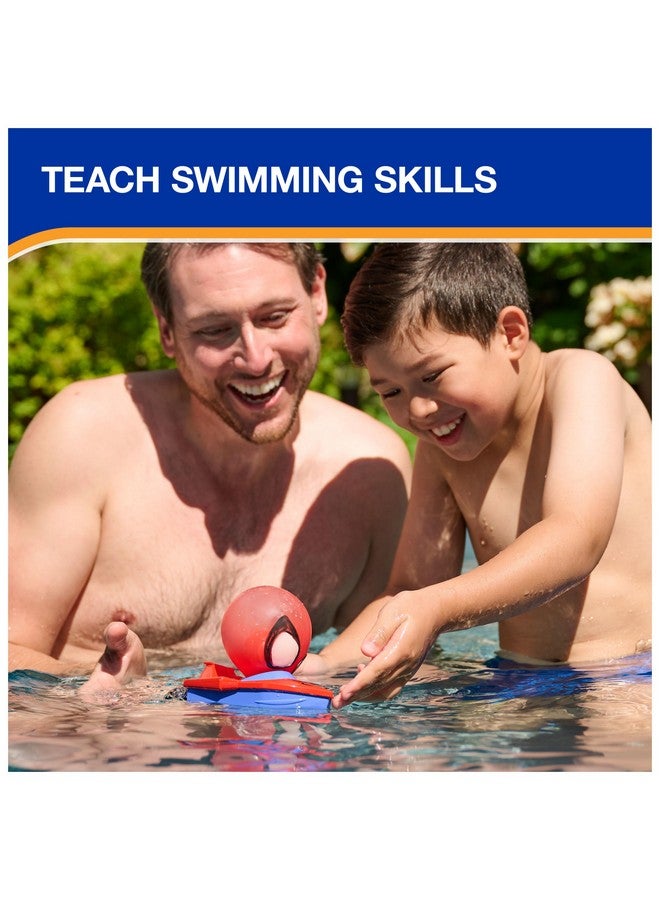 SwimWays قارب الهواء سبايدر مان من سويمايز، ملحقات حمام السباحة وألعاب حمام السباحة للأطفال، مستلزمات حفلة سبايدر مان وألعاب استحمام للأطفال من عمر 4 سنوات وما فوق - Image 5