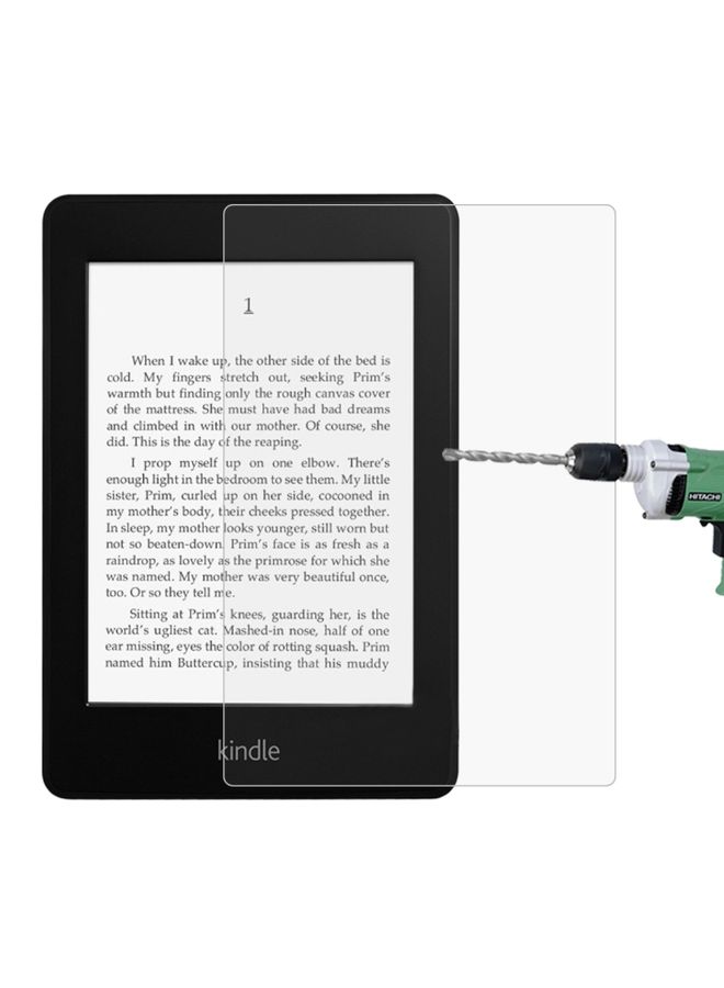 HuHa Case Cover 9H 2.5D HD Explosion-proof Tempered Glass Film for Amazon Kindle Paperwhite Lite