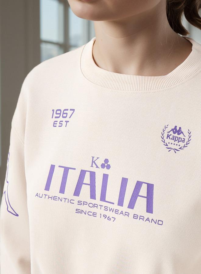 كابا سويت شيرت قصير بطبعة شعار كابا - Image 4