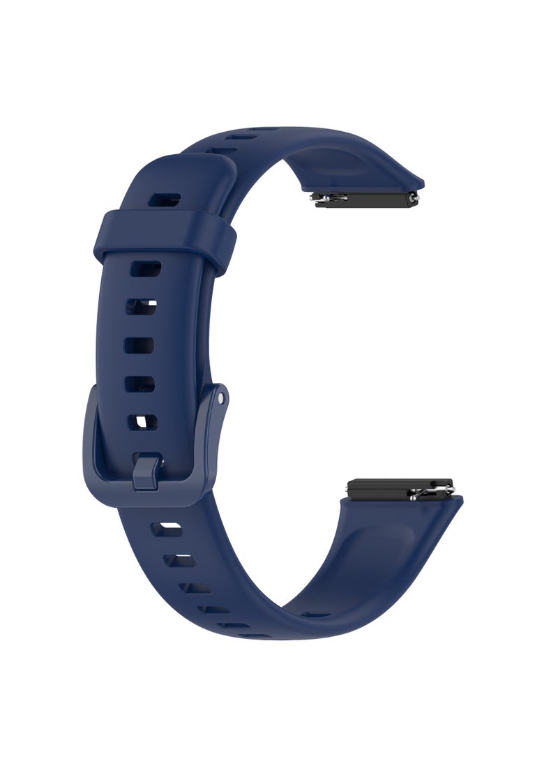 Straps Compatible with Huawei Band 7 Soft TPU Band for Men and Women,Blue  - Image 3