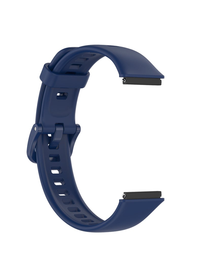 Straps Compatible with Huawei Band 7 Soft TPU Band for Men and Women,Blue  - Image 4