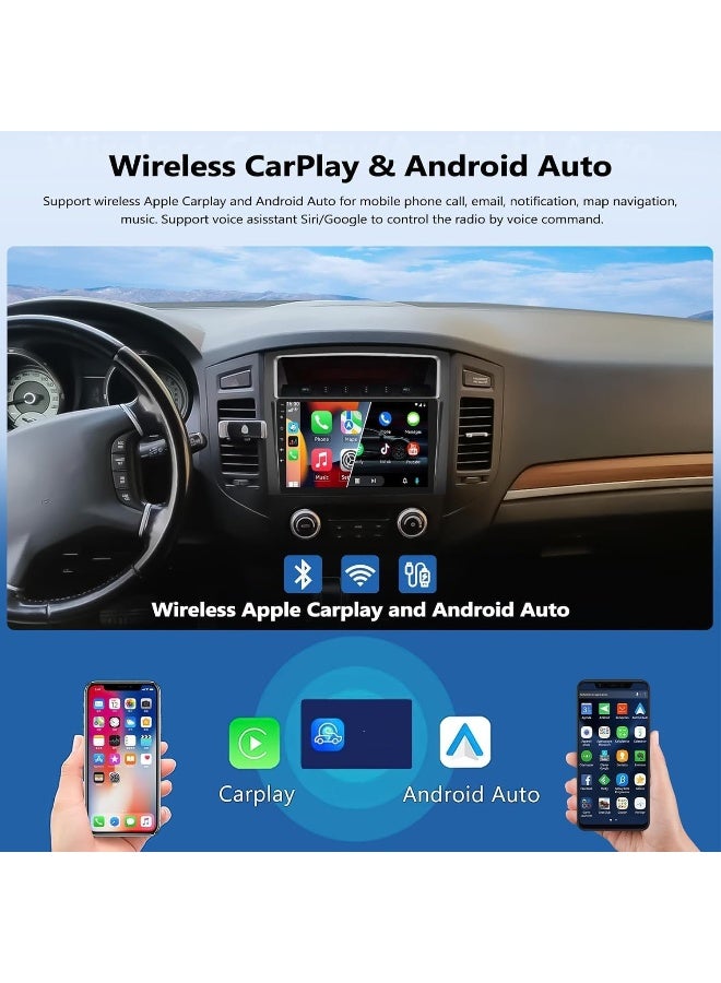 Vierex Fit Mitsubishi Pajero Car Stereo Android Screen 2006-2021 With Apple Carplay Android Auto Wireless 5G WiFi 4G DSP AHD Camera Included Fast Interface Quick Boot (4+32GB Carplay 8CORE) - Image 3
