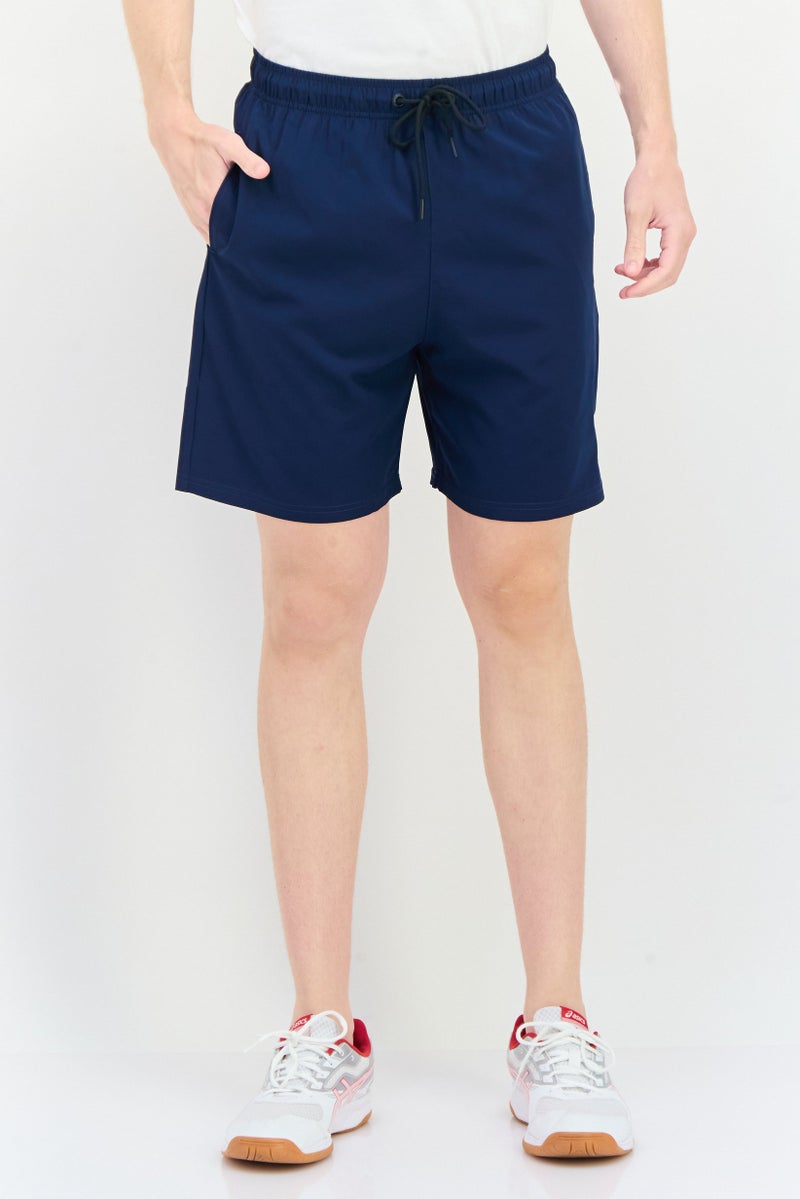 TapouT Men Sportswear Fit Brand Logo Training Shorts, Navy - Image 1