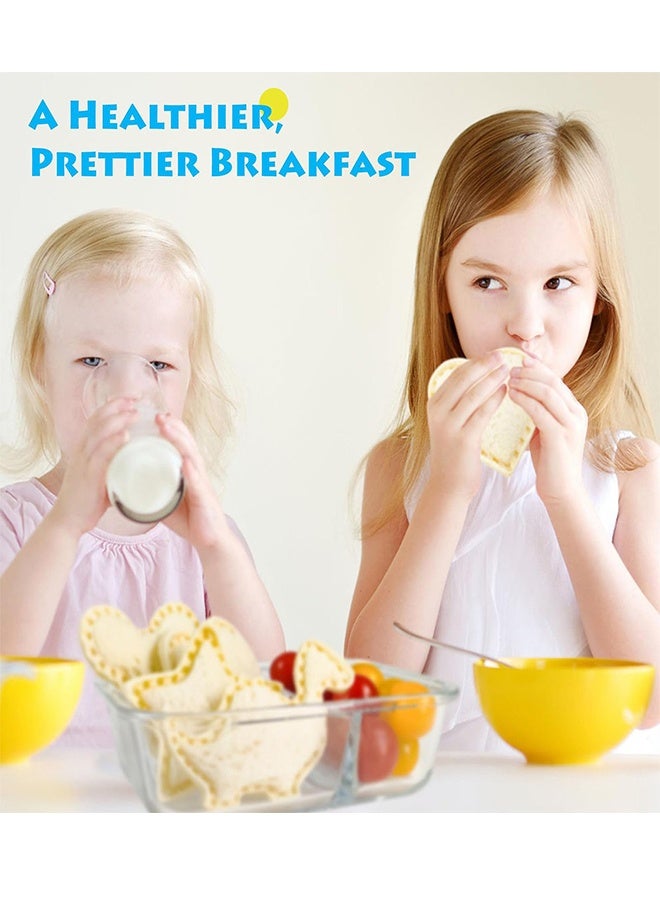 NAKODU Sandwich Cutter and Sealer, Sandwich Cutter for Kids 9 PCS, Decruster Sandwich Maker, Great for Lunchbox and Bento Box - Boys and Girls Kids Lunch - Image 3