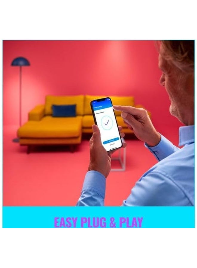 WiZ White Ambient GU10 Glass Smart LED Light Bulb - Image 2