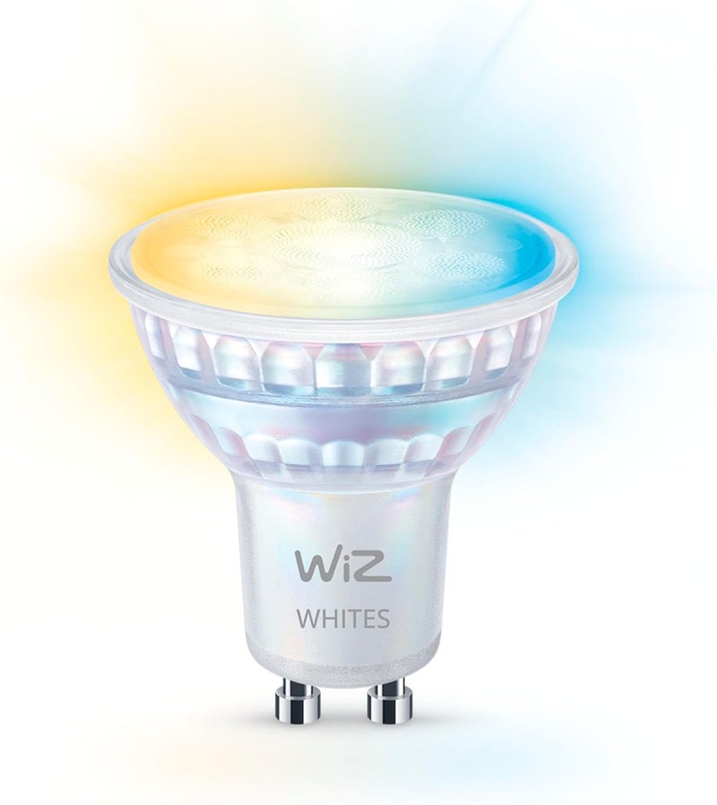 WiZ White Ambient GU10 Glass Smart LED Light Bulb - Image 3