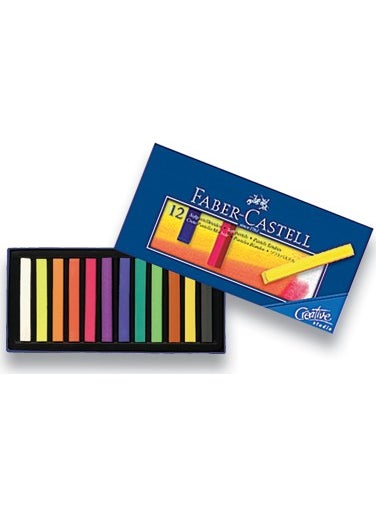 FABER-CASTELL - Faber Castell Creative Studio Powder Pastel Soft 12 Colors - Image 1