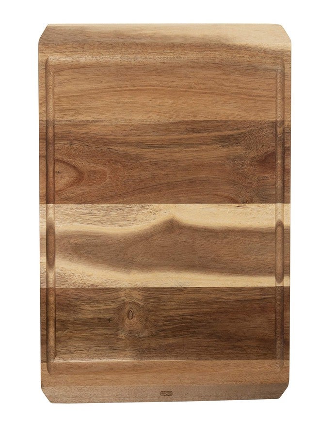 ديكساس لوح تقطيع من خشب الأكاسيا بزاوية من ديكساس مع تجويف، 15 × 20 بوصة - Image 3